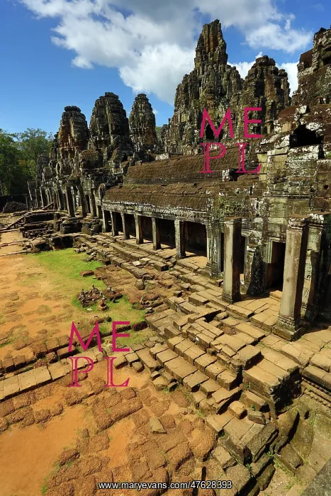 : Bayon, Khmer Temple in Angkor Thom, Siem Reap, Cambodia : Bayon, Khmer Temple in Angkor Thom, Siem Reap, Cambodia