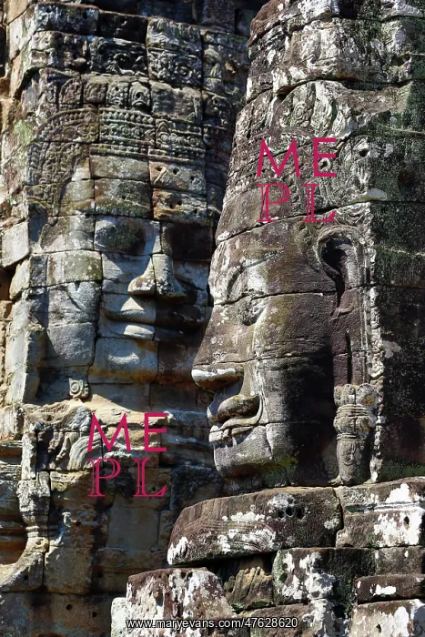 : Bayon, Khmer Temple in Angkor Thom, Siem Reap, Cambodia : Bayon, Khmer Temple in Angkor Thom, Siem Reap, Cambodia