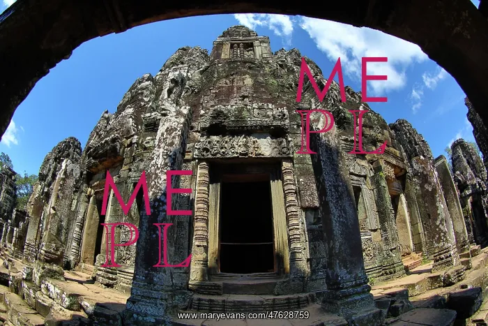 : Bayon, Khmer Temple in Angkor Thom, Siem Reap, Cambodia : Bayon, Khmer Temple in Angkor Thom, Siem Reap, Cambodia