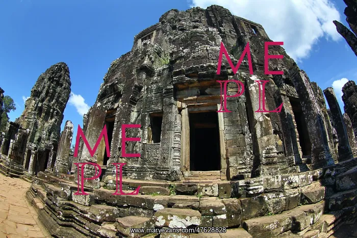 : Bayon, Khmer Temple in Angkor Thom, Siem Reap, Cambodia : Bayon, Khmer Temple in Angkor Thom, Siem Reap, Cambodia