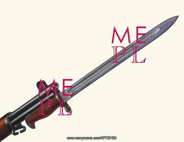 : Bayonette at End of Rifle : Bayonette at End of Rifle