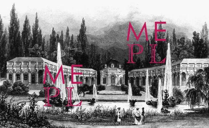 : Bayreuth, Eremitage, exterior view, park, wood : Bayreuth, Eremitage, exterior view, park, wood