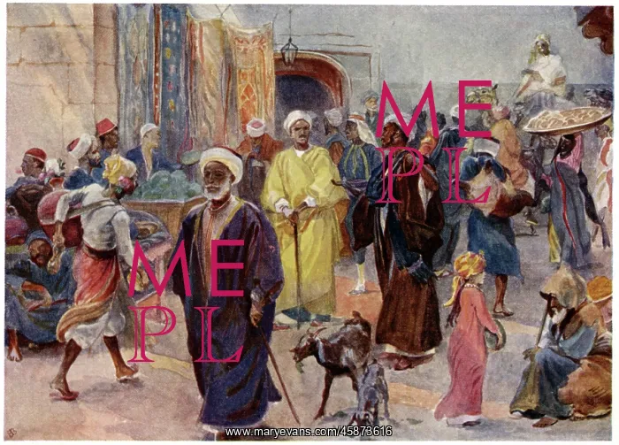  : A BAZAAR IN CAIRO 1885
