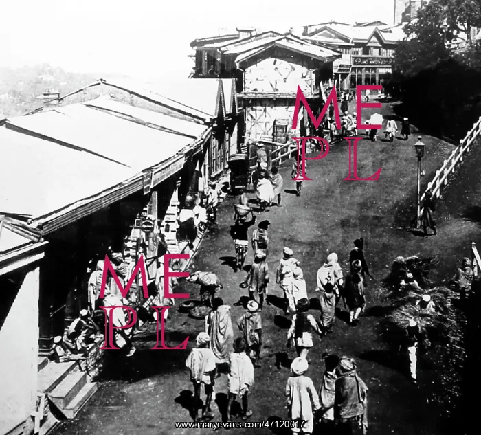  : The Bazaar at Simla, India