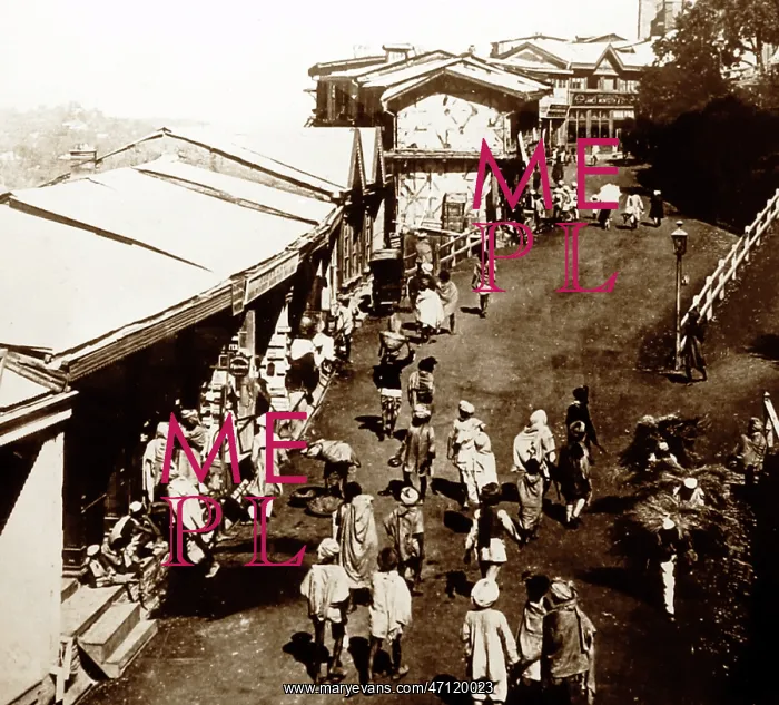  : The Bazaar at Simla, India