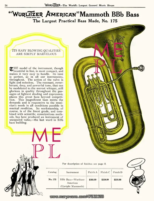 : BB-flat Bass, Wurlitzer : BB-flat Bass, Wurlitzer