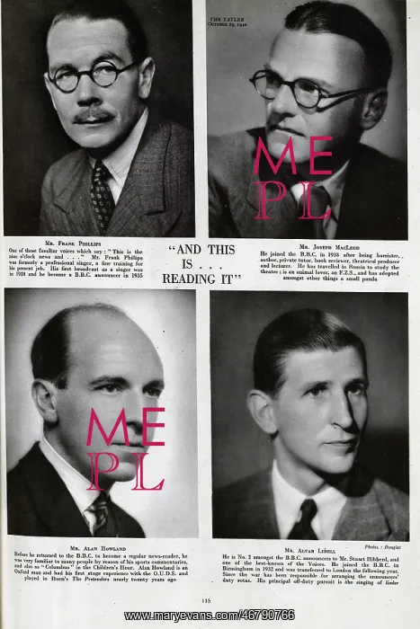 : BBC radio announcers : BBC radio announcers