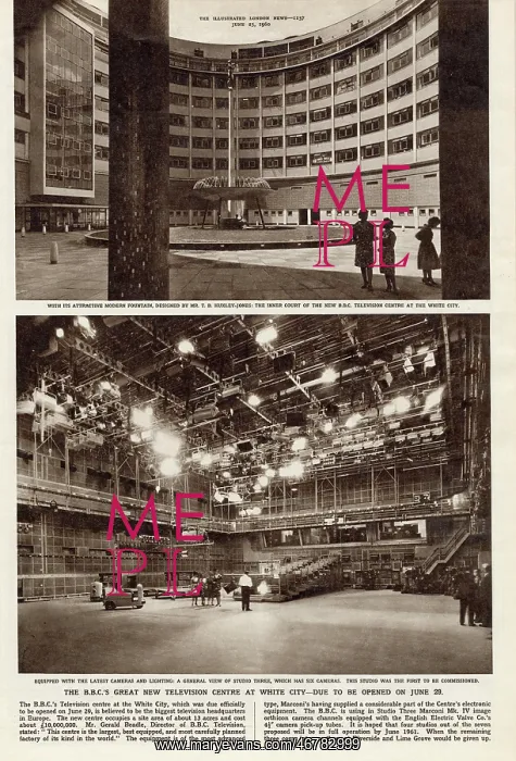  : BBC's great new television centre at White City