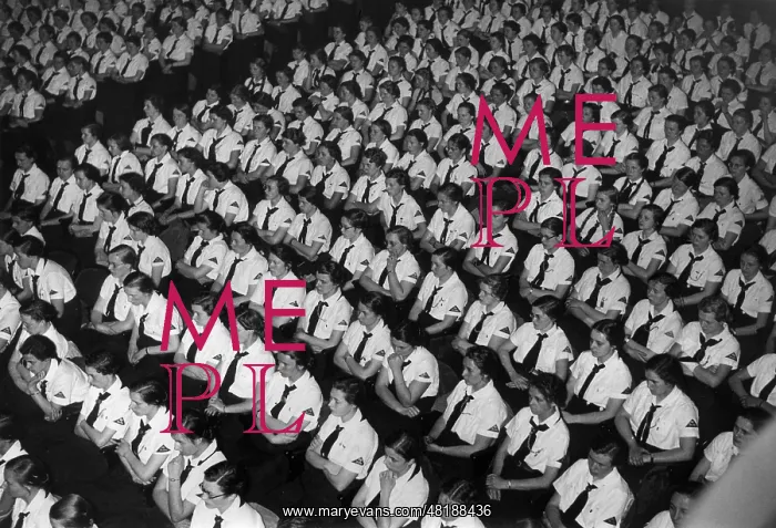 : BDM girls during a ceremony, 1938 : BDM girls during a ceremony, 1938