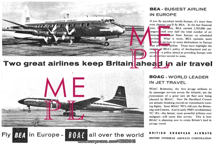 : B.E.A. British European Airways : B.E.A. British European Airways