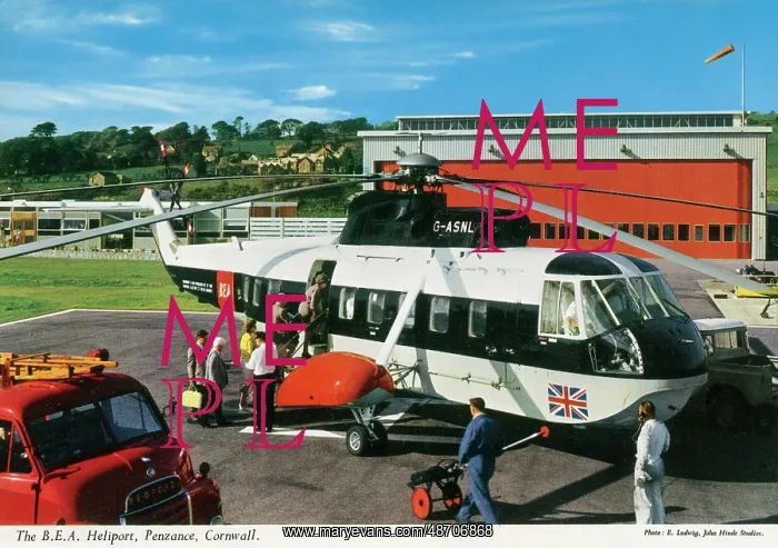 : The BEA Heliport, Penzance, Cornwall : The BEA Heliport, Penzance, Cornwall