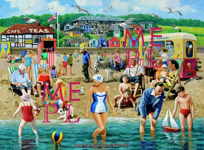 : Down on the beach : Down on the beach