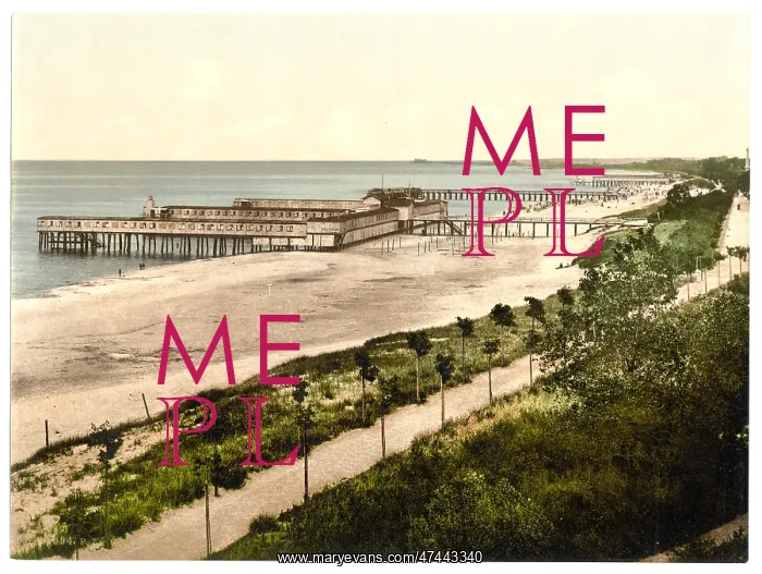 : Beach, Colberg, Pommeraina, Germany (i.e.Kolobrzeg, Poland) : Beach, Colberg, Pommeraina, Germany (i.e.Kolobrzeg, Poland)