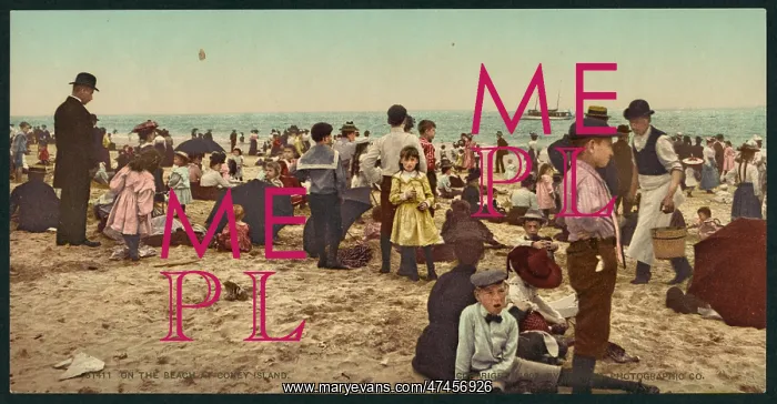  : On the beach at Coney Island