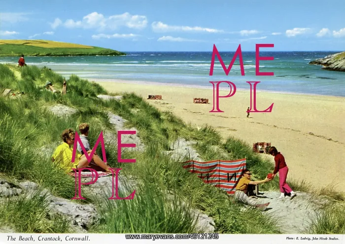 : The Beach, Crantock, Cornwall : The Beach, Crantock, Cornwall