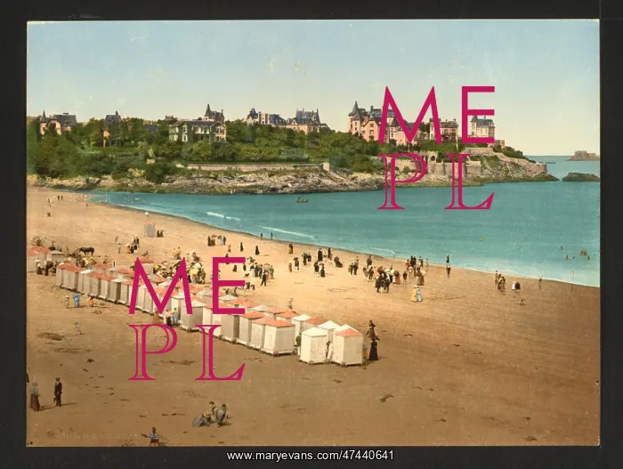 : The beach, Dinard, France : The beach, Dinard, France