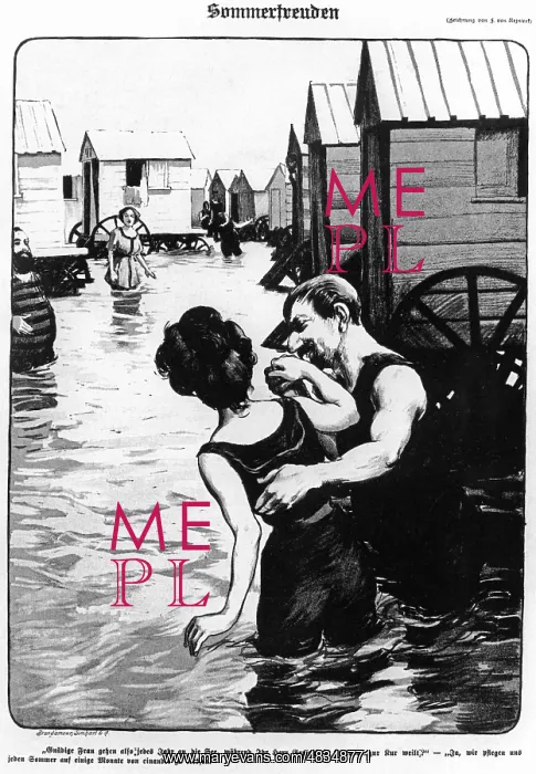 : Beach holiday, 1910 : Beach holiday, 1910