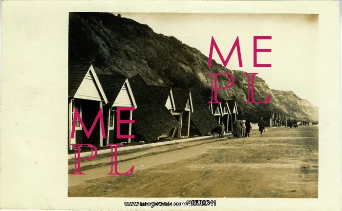 : Beach Hut Damage, Boscombe, Dorset : Beach Hut Damage, Boscombe, Dorset