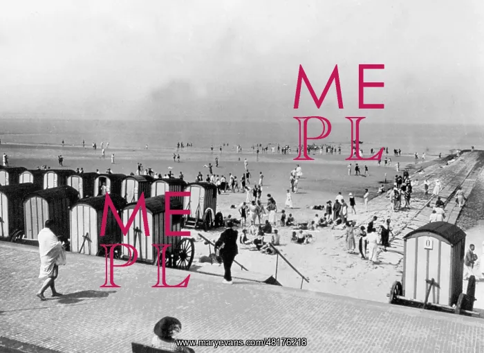 : Beach of Norderney, 1910 : Beach of Norderney, 1910
