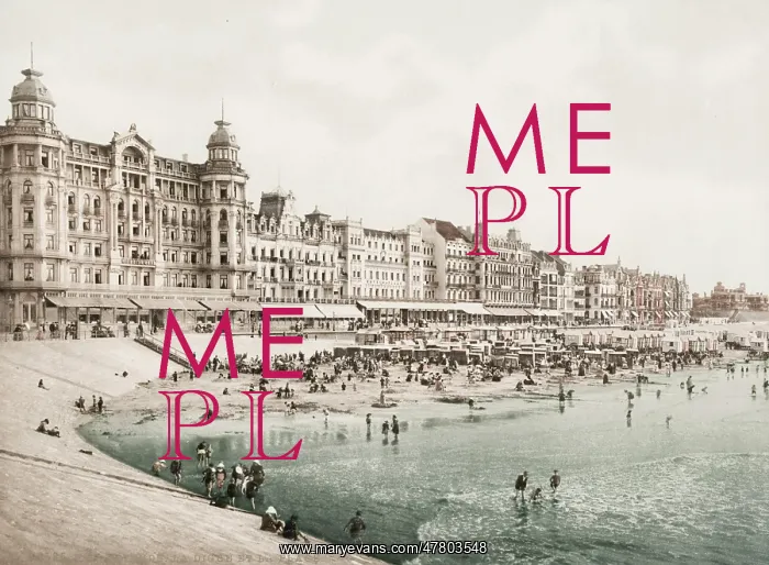 : On the beach at Ostende, Belgium, La Digue : On the beach at Ostende, Belgium, La Digue
