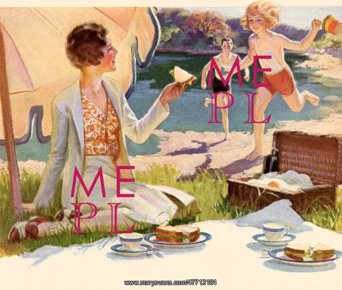  : Beach Picnic with Mother