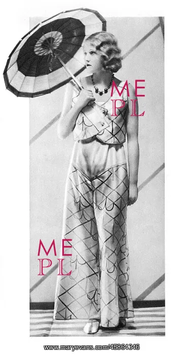 : Beach pyjamas, 1931 : Beach pyjamas, 1931