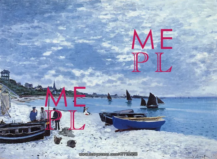 : The Beach at Sainte-Adresse, by Monet : The Beach at Sainte-Adresse, by Monet