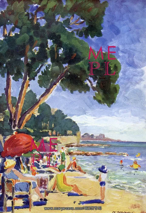  : Beach scene at Juan-les-Pins 1931