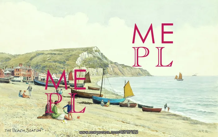 : Beach at Seaton, Devon : Beach at Seaton, Devon