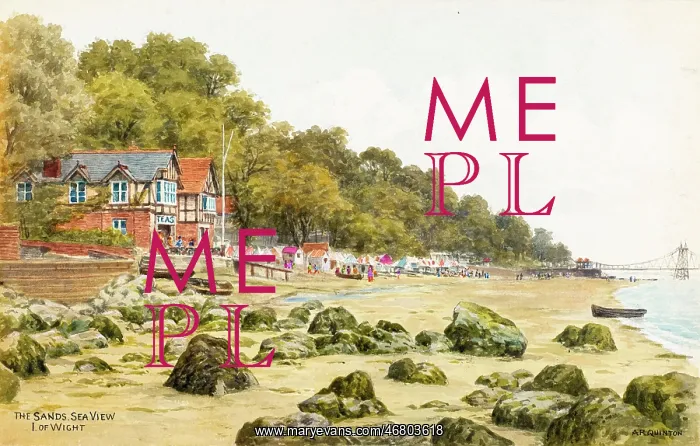 : Beach at Seaview village, Isle of Wight : Beach at Seaview village, Isle of Wight