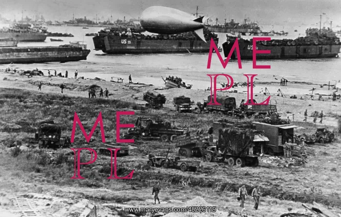 : Beach section on D-Day, 06.06.1944 : Beach section on D-Day, 06.06.1944