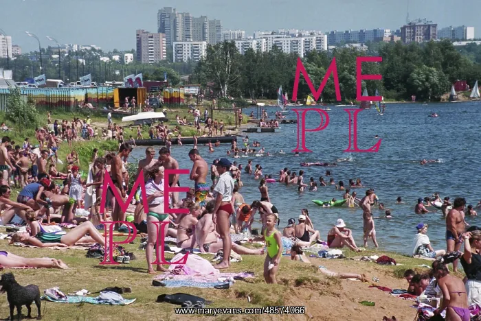 : Beach in Strogino : Beach in Strogino