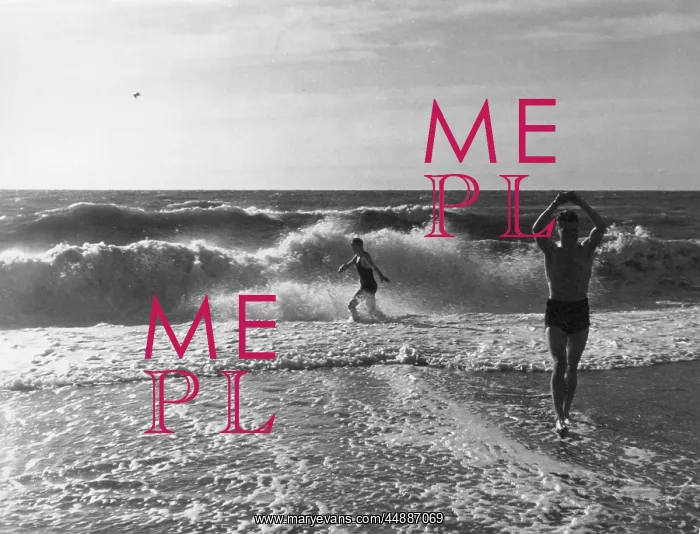 : Beach, in the surf : Beach, in the surf