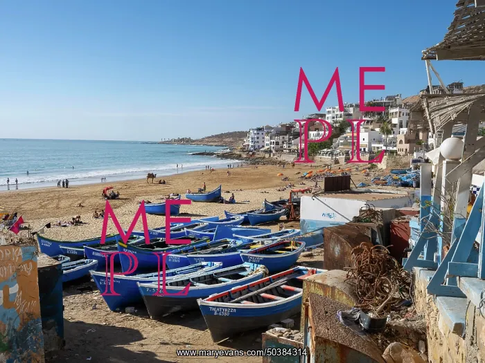 : Beach, Taghazout, Souss-Massa, Morocco : Beach, Taghazout, Souss-Massa, Morocco