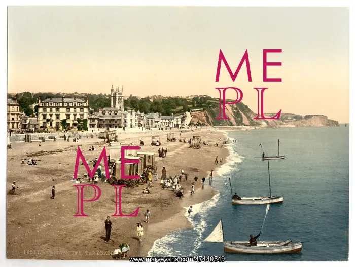: The beach, Teignmouth, England : The beach, Teignmouth, England