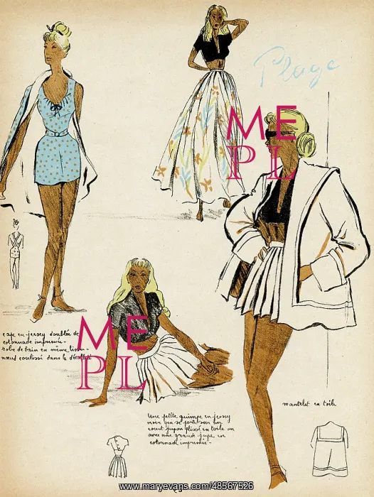  : Beach Wear 1940s