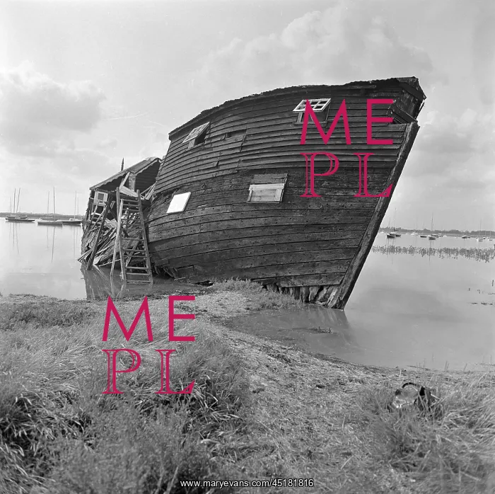: Beached Houseboat : Beached Houseboat
