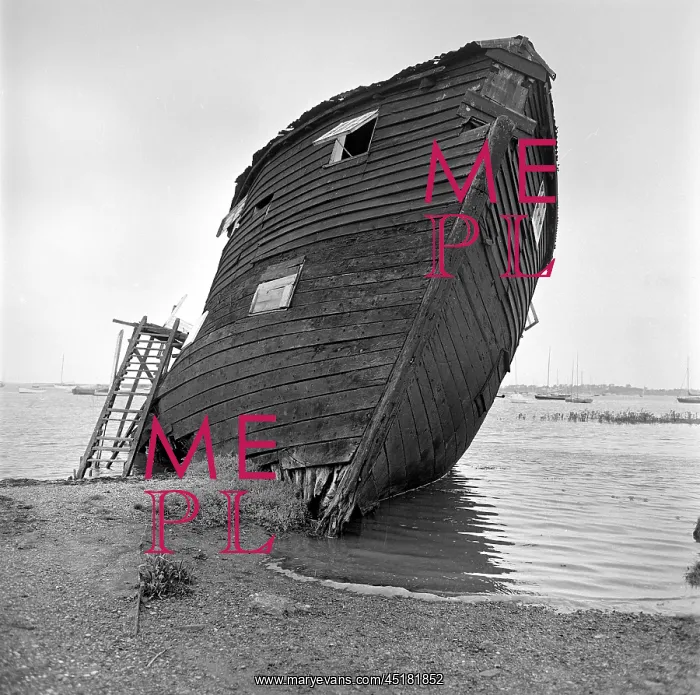 : Beached Houseboat : Beached Houseboat