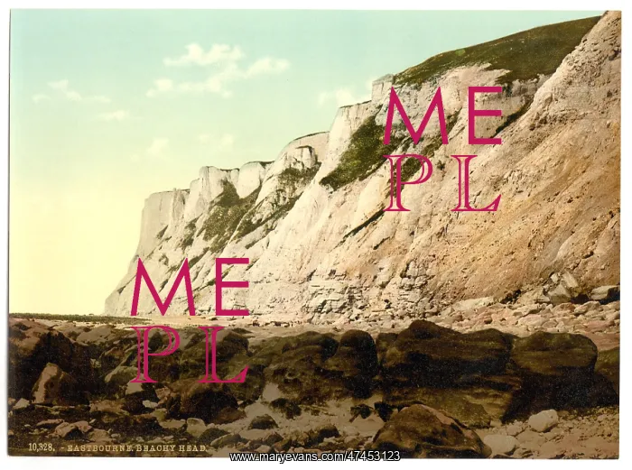 : Beachy Head from below, Eastbourne, England : Beachy Head from below, Eastbourne, England
