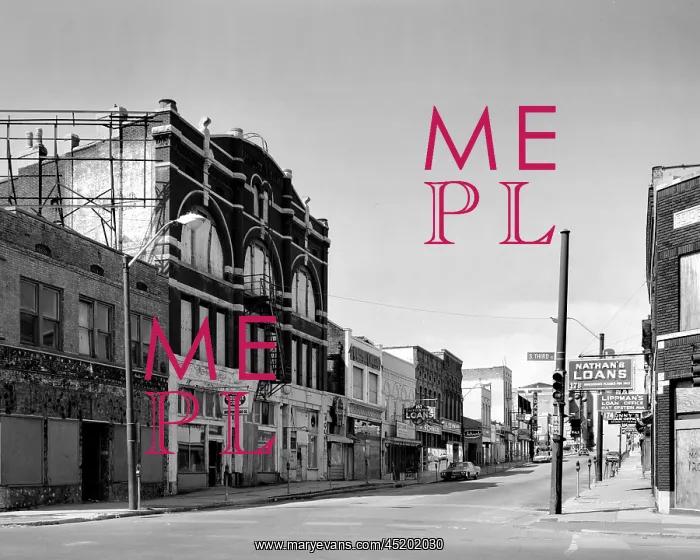 : Beale Street, circa 1970s ? : Beale Street, circa 1970s ?