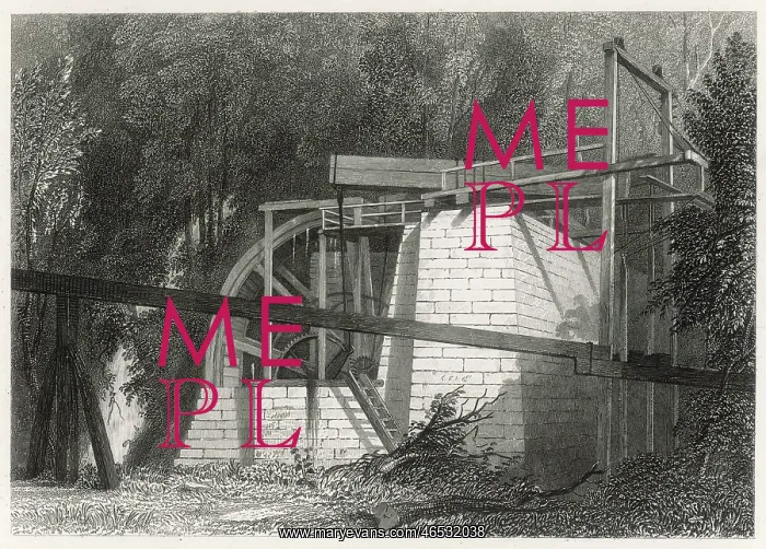 : BEAMISH WATER WHEEL : BEAMISH WATER WHEEL