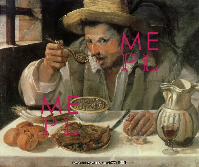  : The Bean-Eater, by Carracci