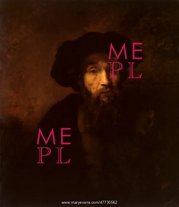 : A Bearded Old Man in a Cap, by Rembrandt : A Bearded Old Man in a Cap, by Rembrandt