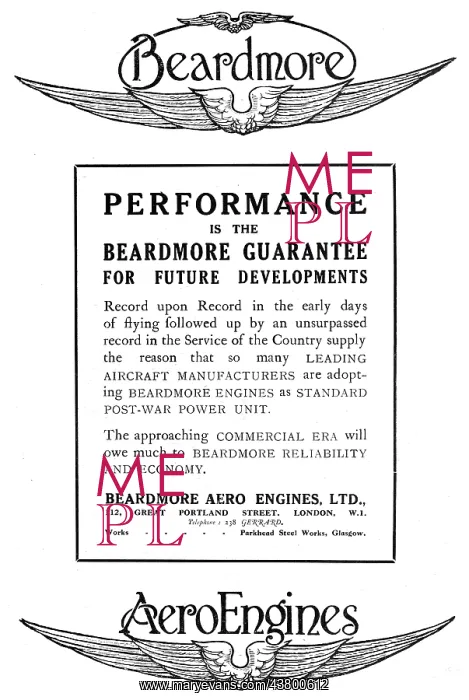  : Beardmore - William Beardmore and Co Ltd