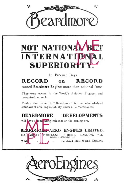  : Beardmore - William Beardmore and Co Ltd