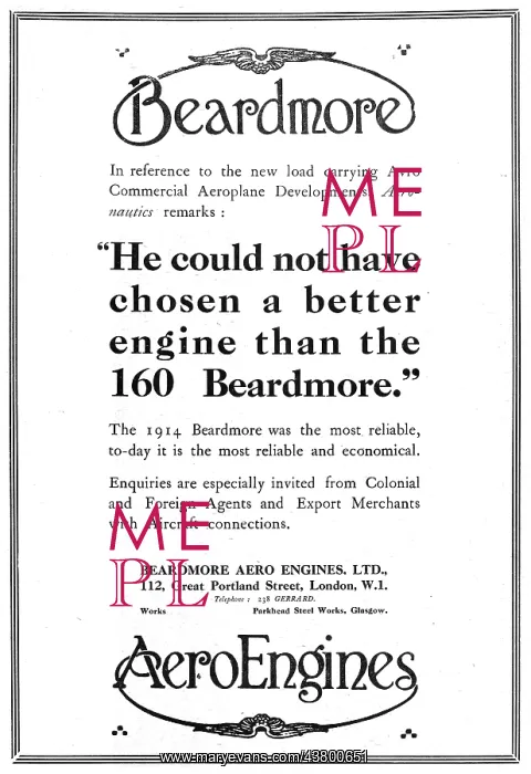  : Beardmore - William Beardmore and Co Ltd