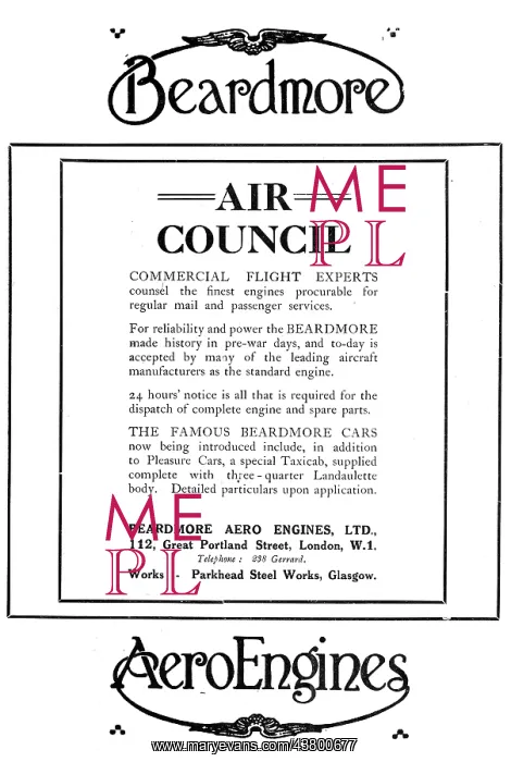 : Beardmore Aero Engines : Beardmore Aero Engines