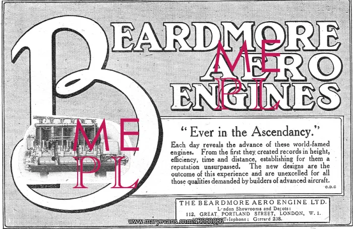 : Beardmore Aero Engines - Ever In The Ascendancy : Beardmore Aero Engines - Ever In The Ascendancy