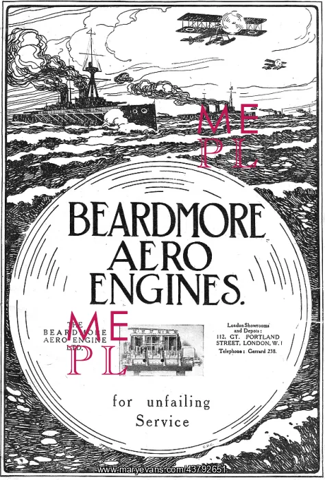 : Beardmore Aero Engines For Unfailing Service : Beardmore Aero Engines For Unfailing Service