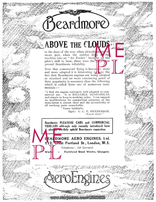 : Beardmore Aircraft, Aero Engines & Vehicles : Beardmore Aircraft, Aero Engines & Vehicles